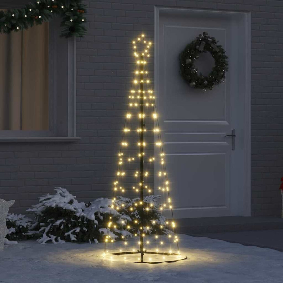 vidaXL LED Kerstboom met 390 LED met grondpennen Warmwit 250 cm IJzer vidaXL LED Kerstboom met 390 LED met grondpennen Warmwit 250 cm IJzer afbeelding 1
