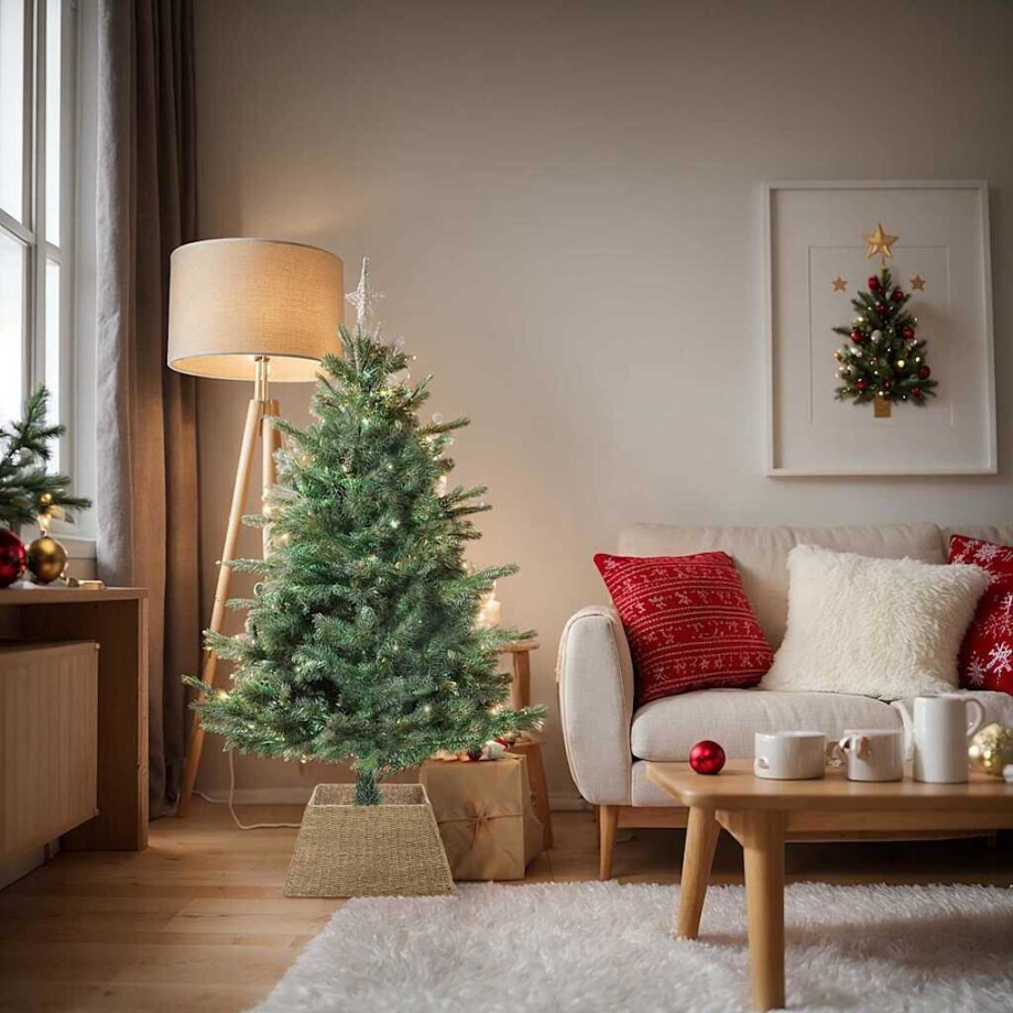 vidaXL Kerstboomkraag Bruin 50 x 50 x 25 cm Zeegras vidaXL Kerstboomkraag Bruin 50 x 50 x 25 cm Zeegras afbeelding 1