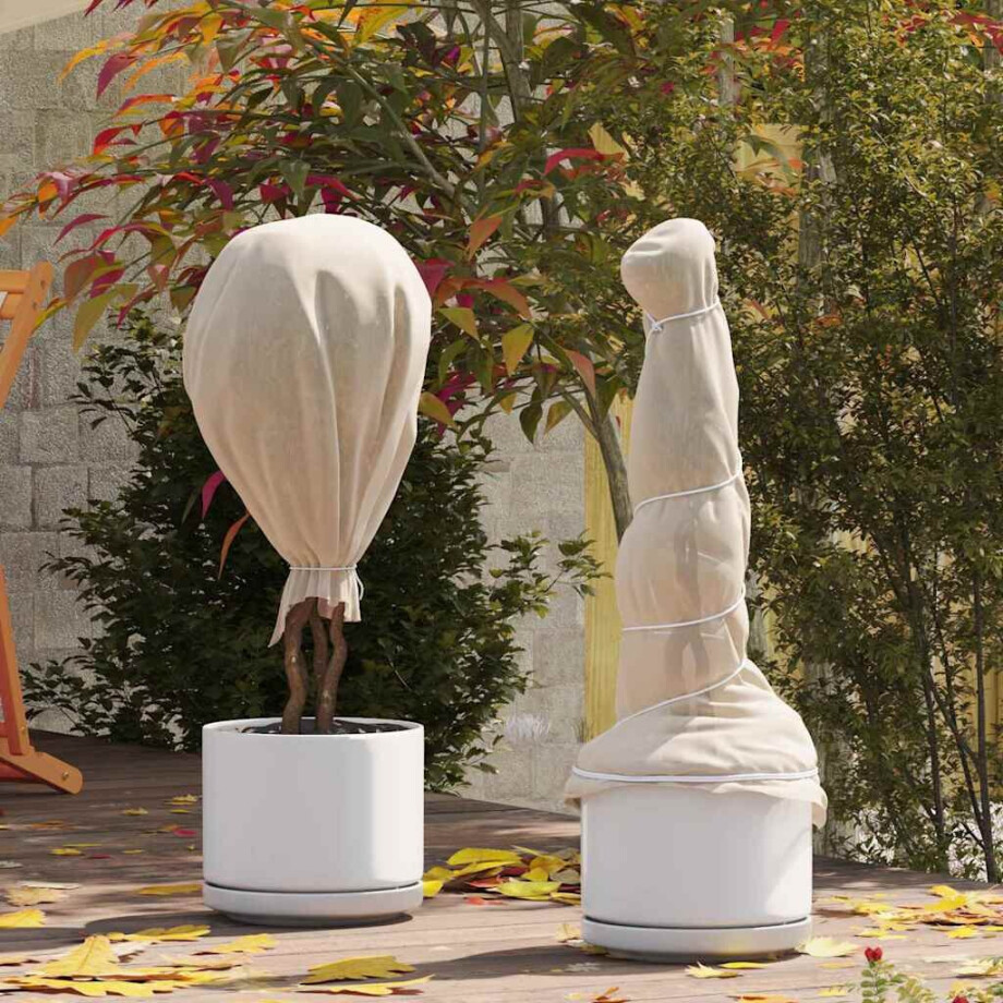 vidaXL Vorstbescherming Plantvlies Beige 20 x 1,6 m Niet-geweven Stof vidaXL Vorstbescherming Plantvlies Beige 20 x 1,6 m Niet-geweven Stof afbeelding 1