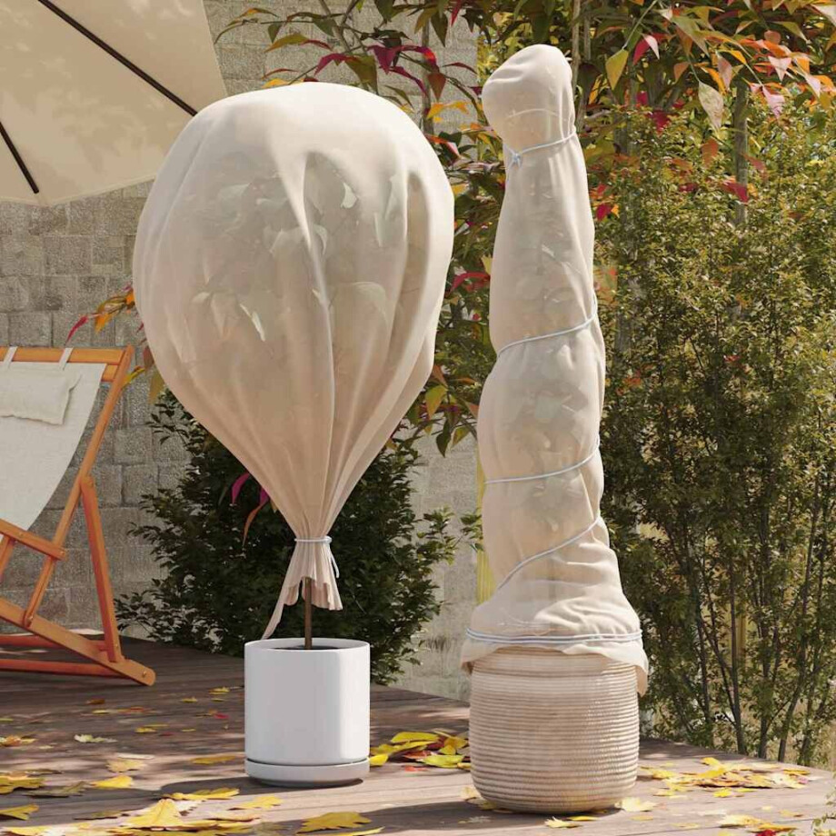 vidaXL Vorstbescherming Plantvlies Beige 20 x 3,2 m Niet-geweven Stof vidaXL Vorstbescherming Plantvlies Beige 20 x 3,2 m Niet-geweven Stof afbeelding 1