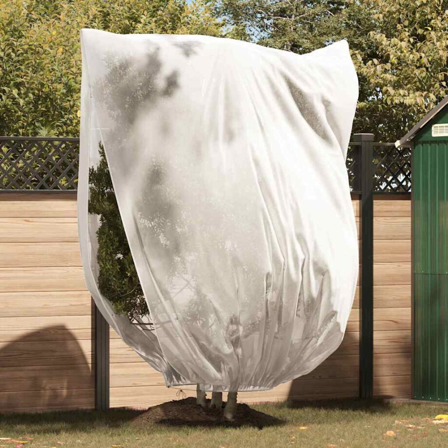 vidaXL Vorstbescherming Plantenfleece Covers Wit 2,4 x 2 m afbeelding 1