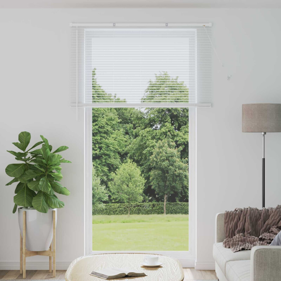 vidaXL Jaloezie Wit 213 x 150 cm 25 mm PVC vidaXL Jaloezie Wit 213 x 150 cm 25 mm PVC afbeelding 1