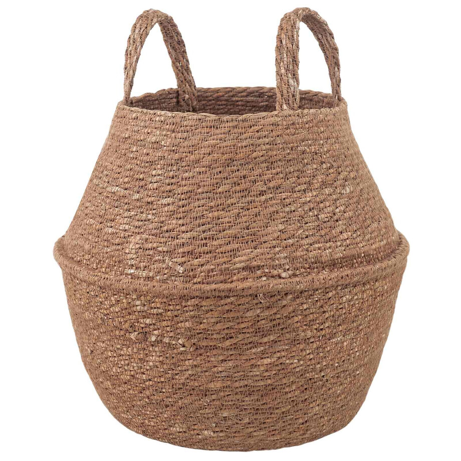 vidaXL Plantenpot met handvatten Naturel Ø 22 x 20 cm 100% Zeegras vidaXL Plantenpot met handvatten Naturel Ø 22 x 20 cm 100% Zeegras afbeelding 1