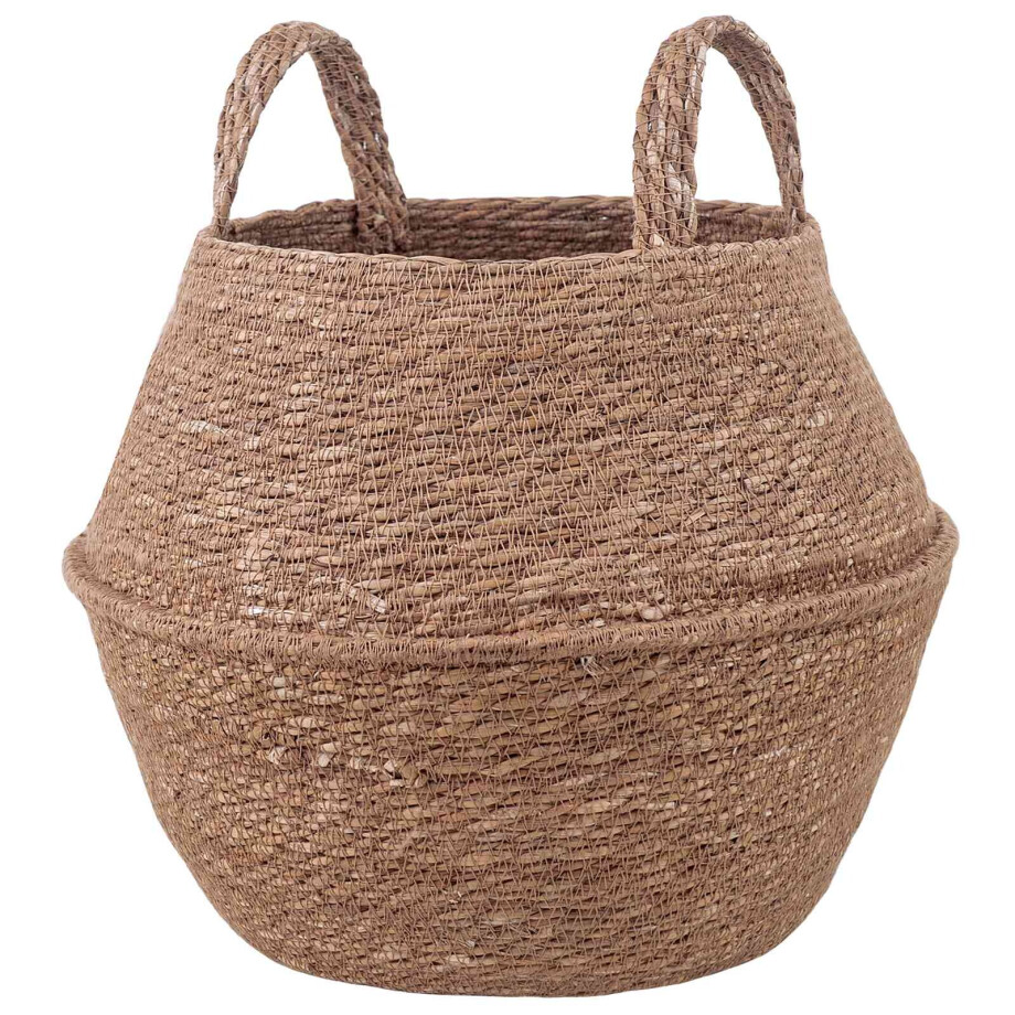 vidaXL Plantenpot met handvatten Naturel Ø 32 x 32 cm 100% Zeegras vidaXL Plantenpot met handvatten Naturel Ø 32 x 32 cm 100% Zeegras afbeelding 1