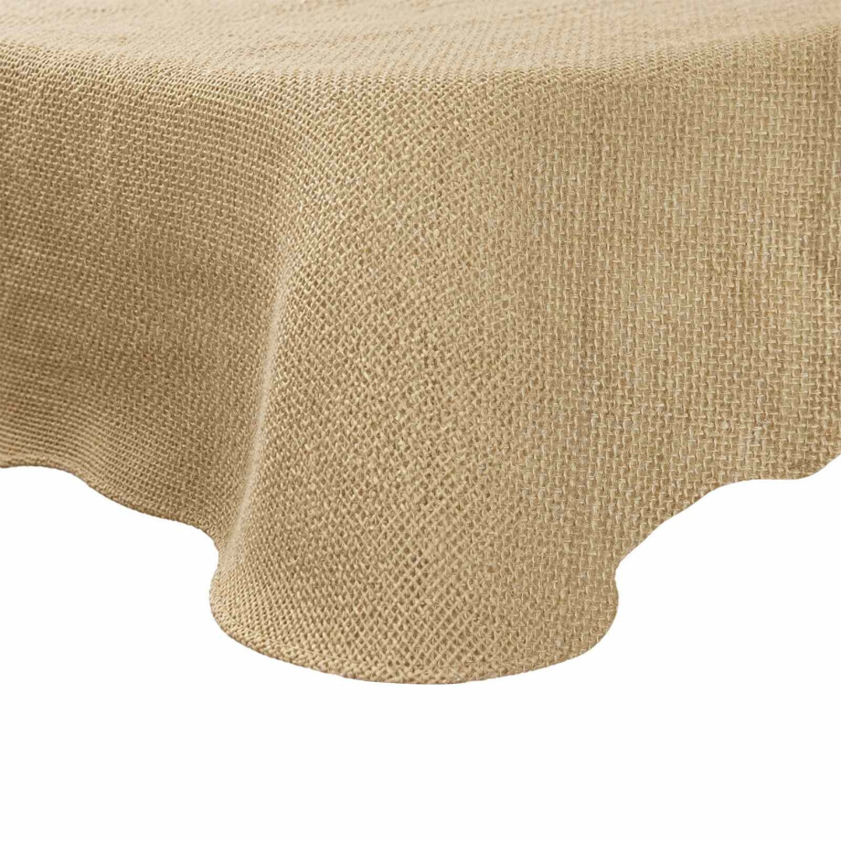 vidaXL Jute tafelkleed Naturel Ø 140 cm 100% Tossa Jute vidaXL Jute tafelkleed Naturel Ø 140 cm 100% Tossa Jute afbeelding 1