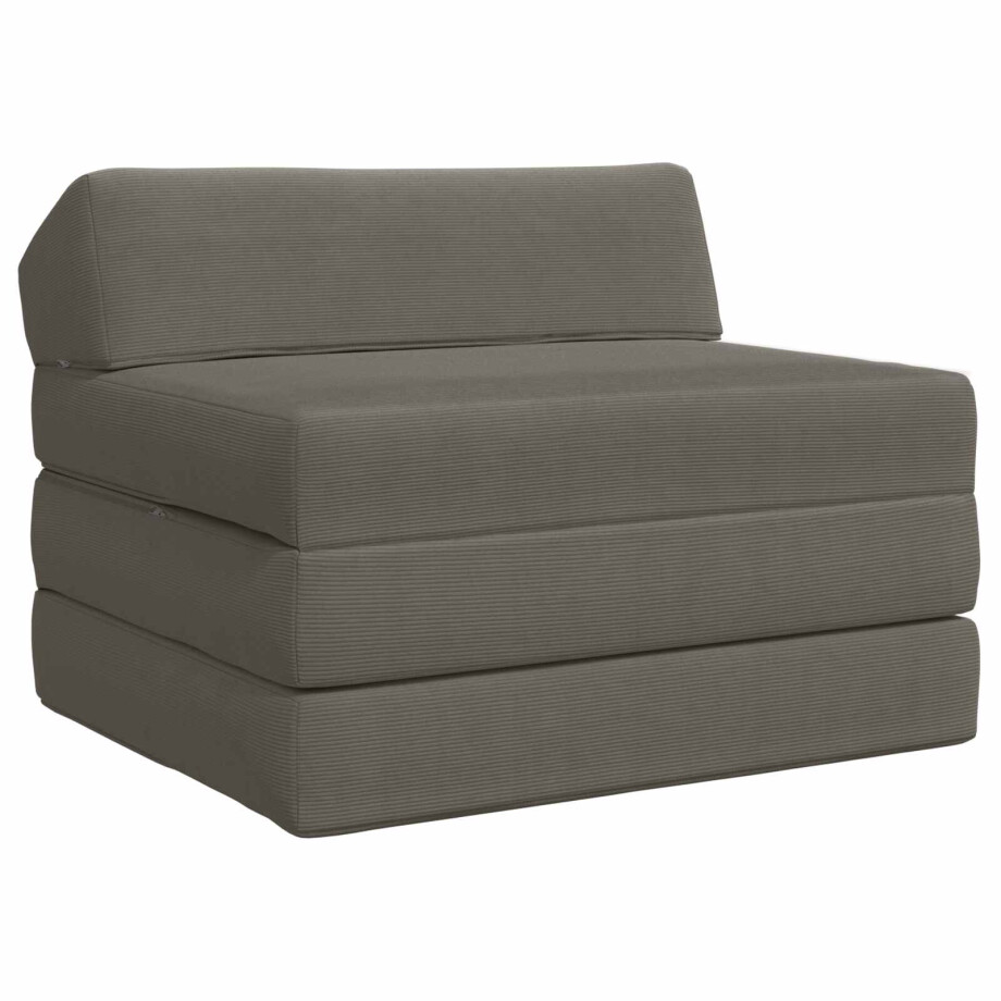 vidaXL Vouwbare Bankbed Lichtgrijs 200 x 70 x 10 cm Katoen Stof vidaXL Vouwbare Bankbed Lichtgrijs 200 x 70 x 10 cm Katoen Stof afbeelding 1