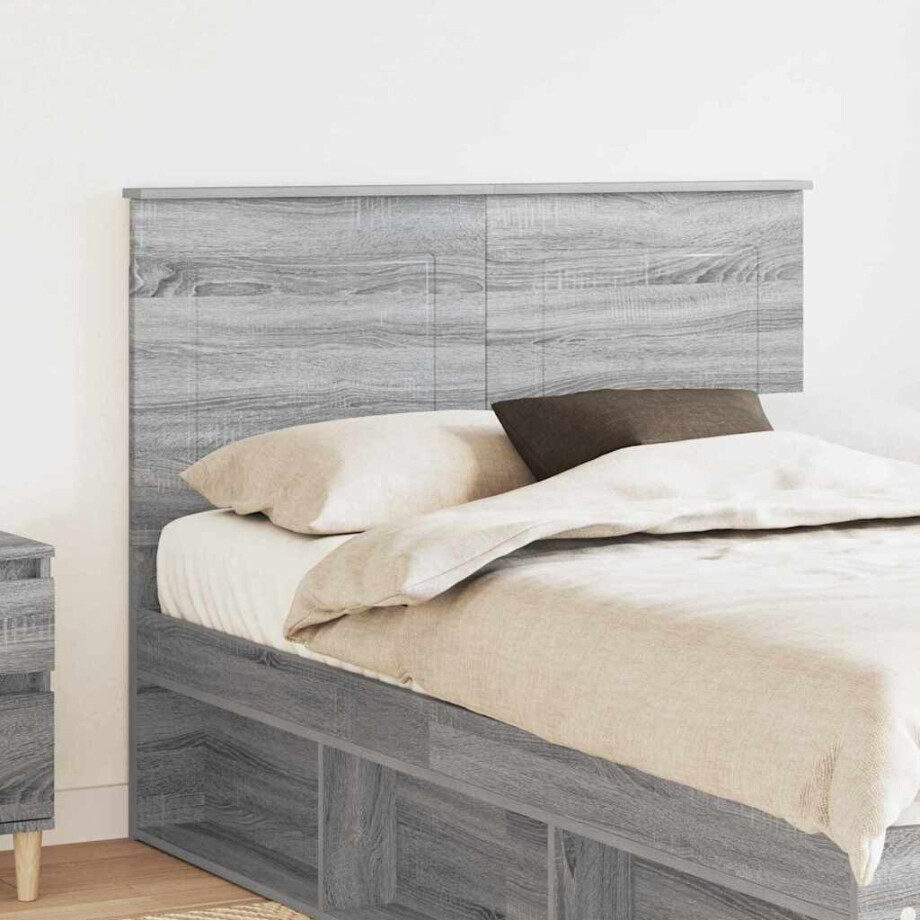 vidaXL Hoofdbord Grijze Sonoma 100 cm Geconstrueerd hout vidaXL Hoofdbord Grijze Sonoma 100 cm Geconstrueerd hout afbeelding 1