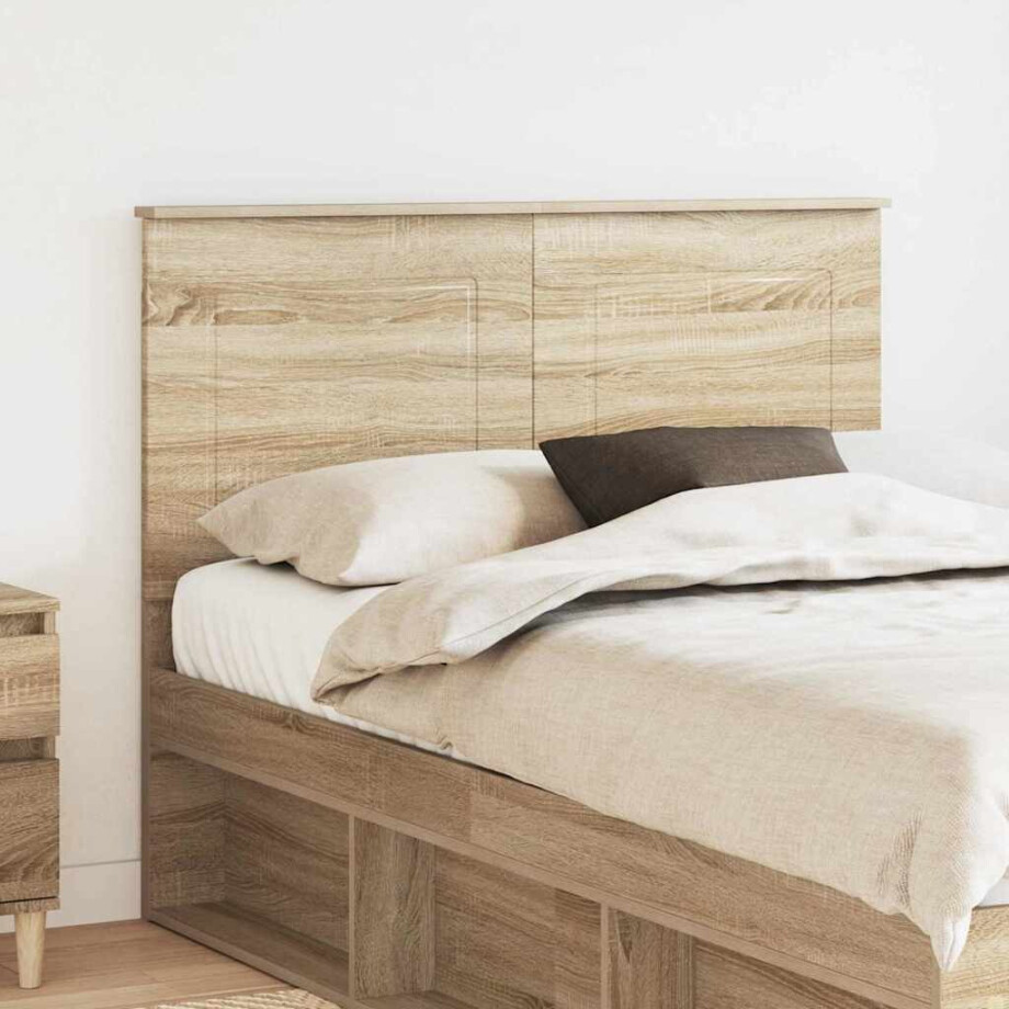 vidaXL Hoofdbord Sonoma Eiken 100 cm Geconstrueerd hout vidaXL Hoofdbord Sonoma Eiken 100 cm Geconstrueerd hout afbeelding 1