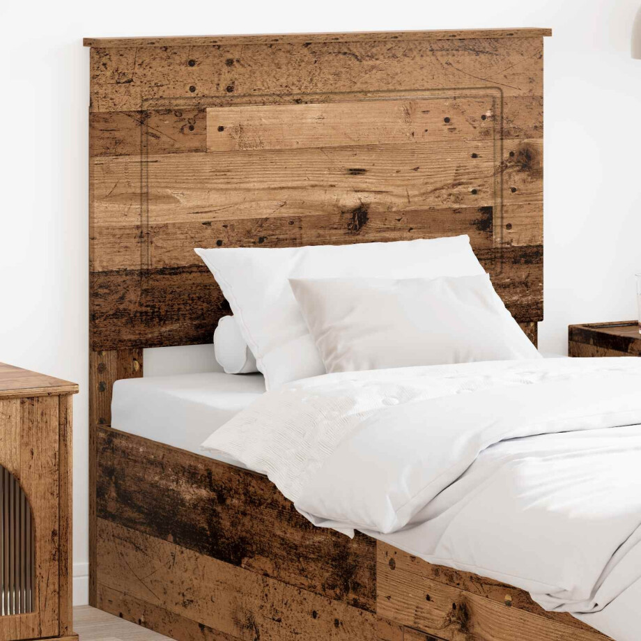 vidaXL Hoofdbord Oudhout 100 cm Geconstrueerd hout vidaXL Hoofdbord Oudhout 100 cm Geconstrueerd hout afbeelding 1