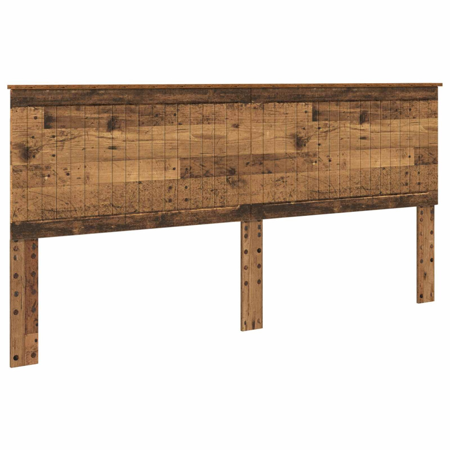 vidaXL Hoofdbord met hoofdeinde Oud Hout 200 cm Bewerkt hout vidaXL Hoofdbord met hoofdeinde Oud Hout 200 cm Bewerkt hout afbeelding 1