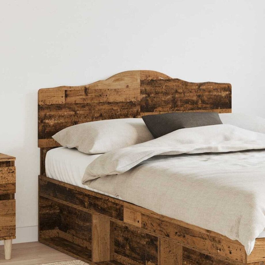 vidaXL Hoofdbord Oud Hout Bewerkt hout afbeelding 1