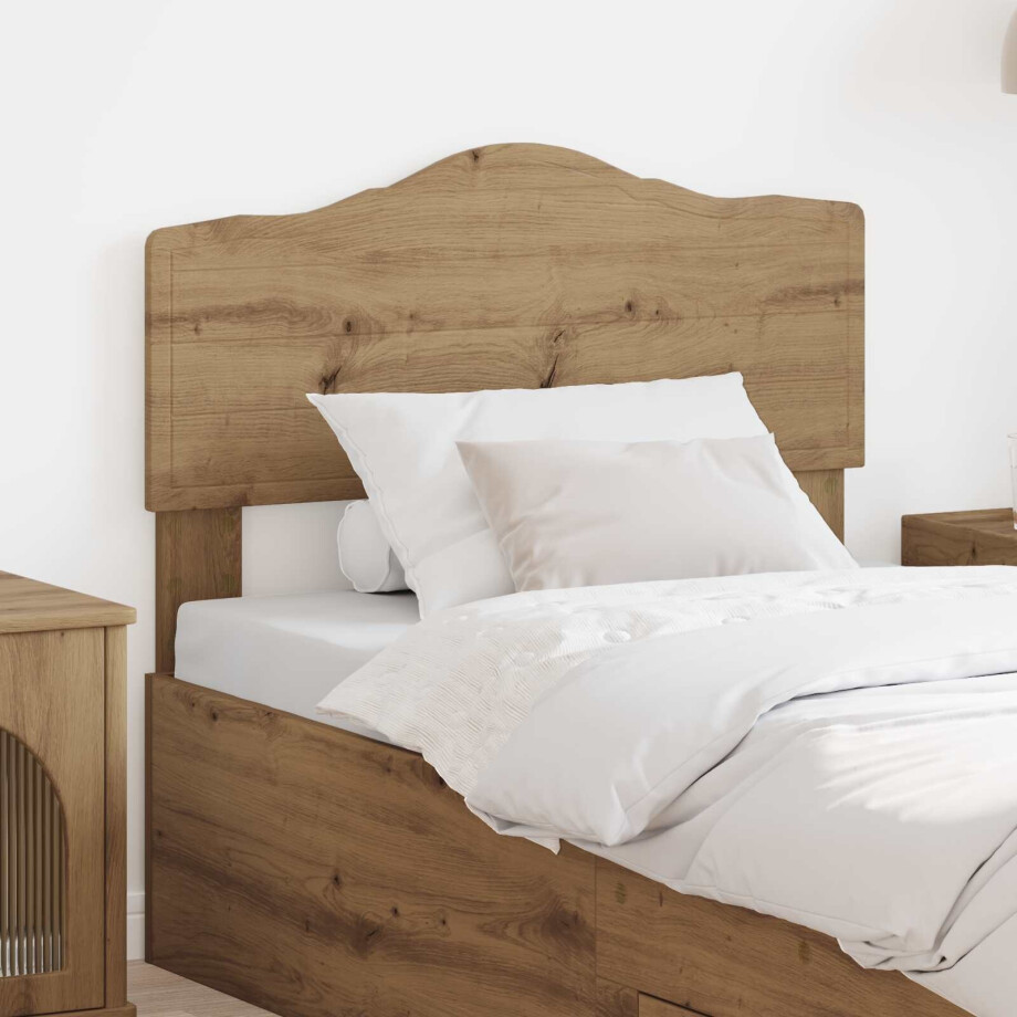 vidaXL Hoofdbord Artisan Eiken Bewerkt hout afbeelding 1