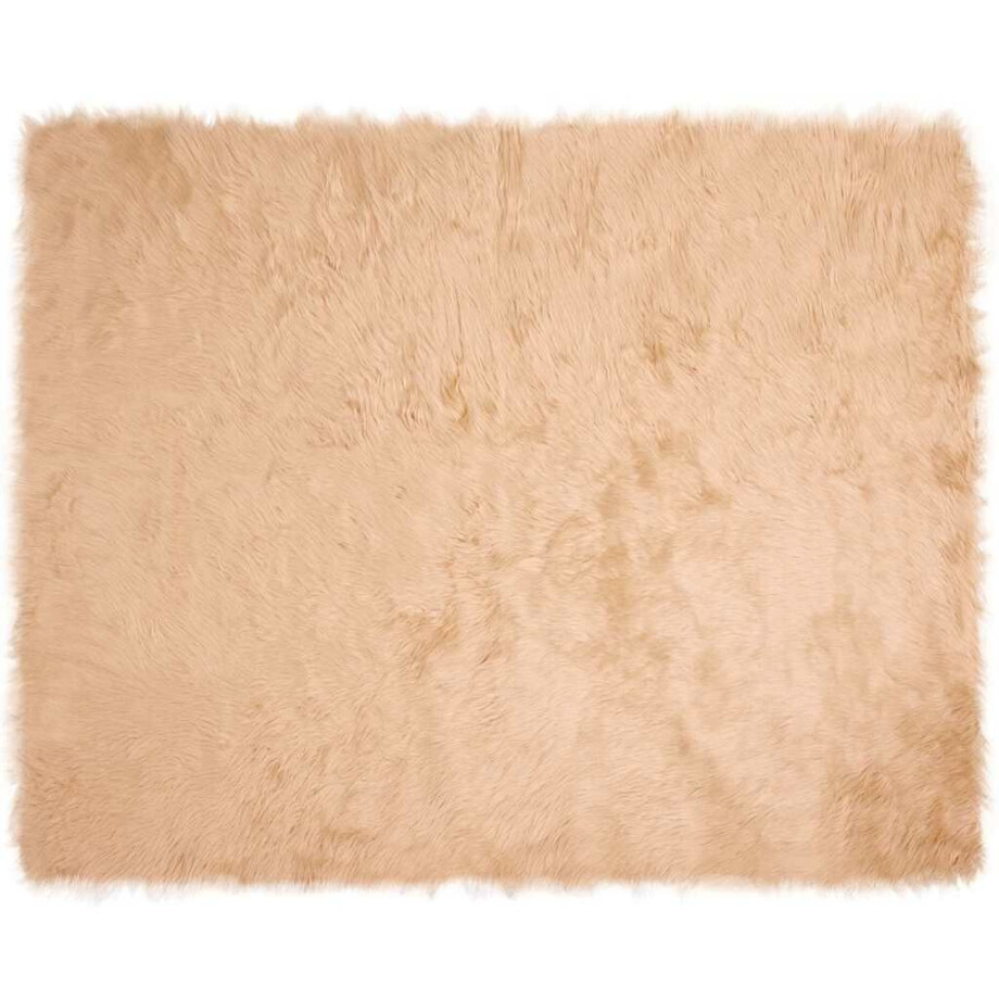 vidaXL Tapijt van imitatie TAFALLA Beige 200 x 280 cm Polyester afbeelding 1