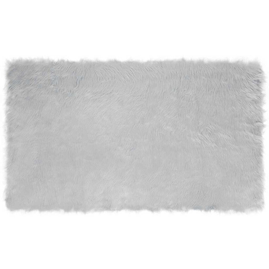 vidaXL Tapijt van imitatie TAFALLA Grijs 100 x 200 cm Polyester afbeelding 1