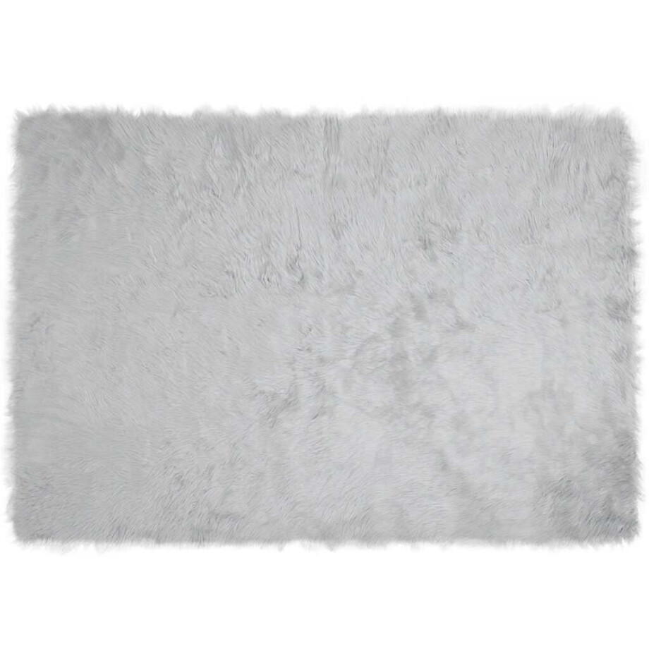 vidaXL Tapijt van imitatie TAFALLA Grijs 120 x 170 cm Polyester afbeelding 1