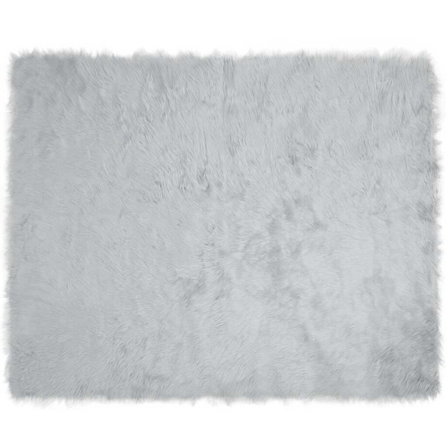 vidaXL Tapijt van imitatie TAFALLA Grijs 200 x 280 cm Polyester afbeelding 1