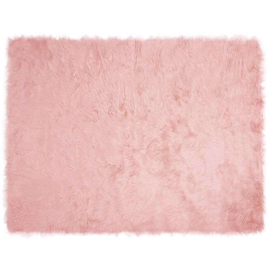 vidaXL Tapijt van imitatie TAFALLA Roze 240 x 340 cm Polyester afbeelding 1