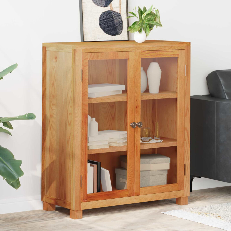 vidaXL Kast met plank met opslag Bruin 80 x 35 x 95 cm Bewerkt hout vidaXL Kast met plank met opslag Bruin 80 x 35 x 95 cm Bewerkt hout afbeelding 1
