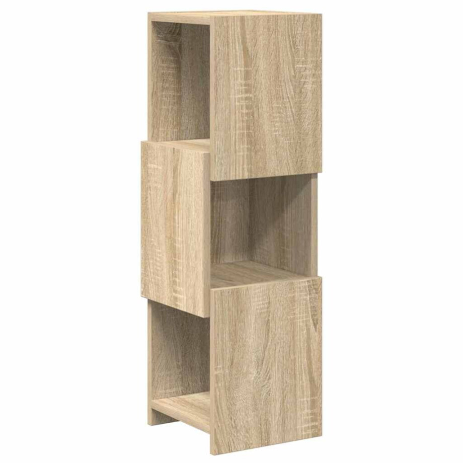 vidaXL Hoekkast Sonoma Eiken 25,5x25x80cm Bewerkt hout vidaXL Hoekkast Sonoma Eiken 25,5x25x80cm Bewerkt hout afbeelding 1