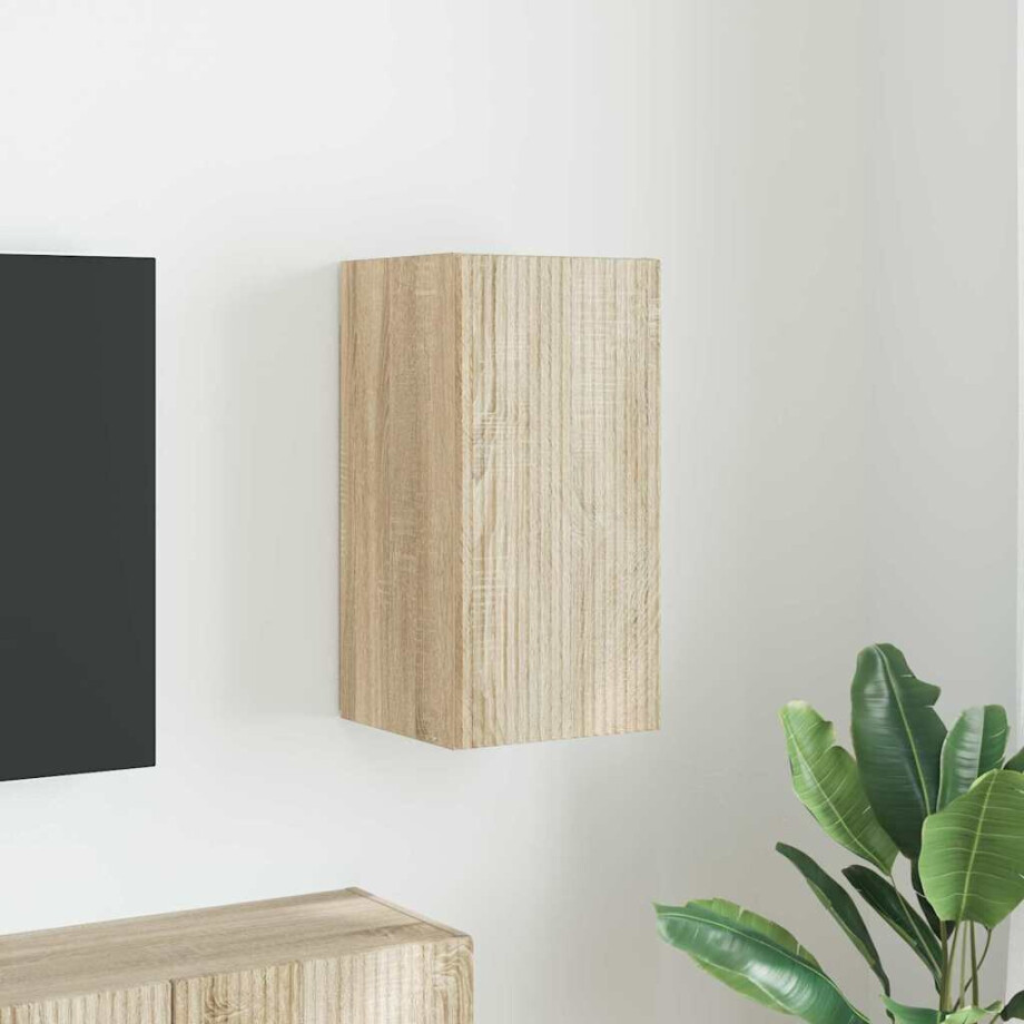vidaXL TV Wandkast Wandgemonteerd Sonoma 30 x 31 x 60 cm Bewerkt hout vidaXL TV Wandkast Wandgemonteerd Sonoma 30 x 31 x 60 cm Bewerkt hout afbeelding 1