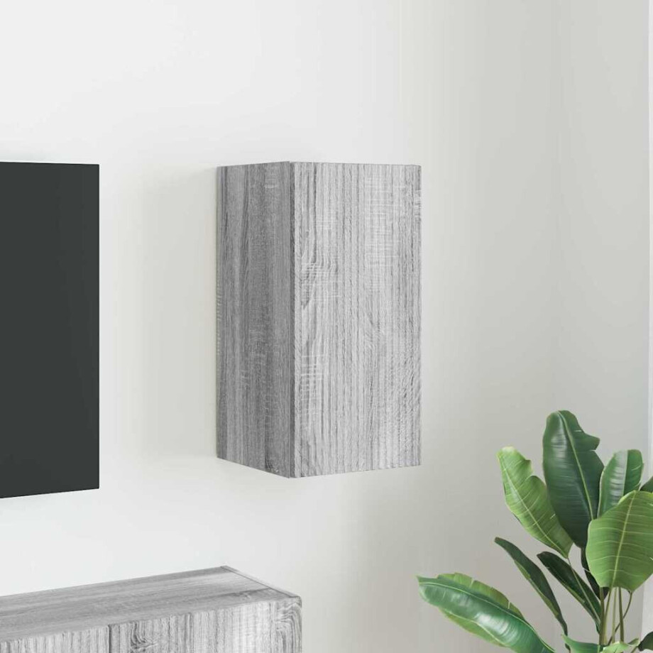 vidaXL TV Wandkast Grijs Sonoma 30 x 31 x 60 cm Bewerkt hout vidaXL TV Wandkast Grijs Sonoma 30 x 31 x 60 cm Bewerkt hout afbeelding 1