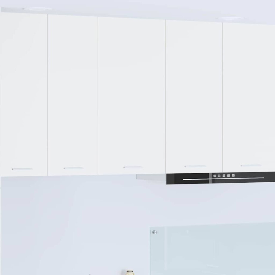 vidaXL Hangkast met opslag Wit 40 x 31 x 80 cm Bewerkt hout afbeelding 1
