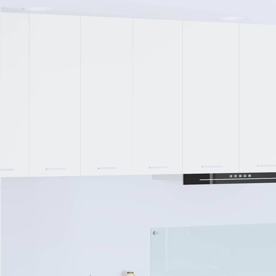 vidaXL Hangkast met plank Riga Wit 60 x 31 x 80 cm Bewerkt hout vidaXL Hangkast met plank Riga Wit 60 x 31 x 80 cm Bewerkt hout afbeelding 1