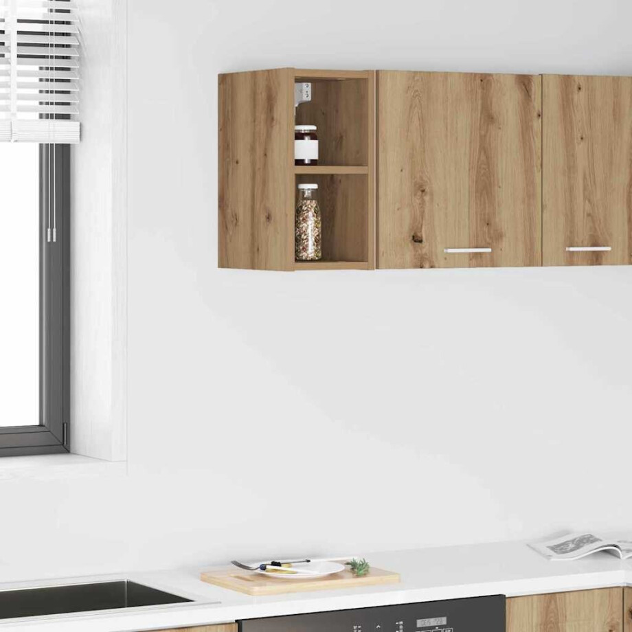 vidaXL Hangkast Artisan Eiken 20 x 29,5 x 40 cm Bewerkt hout vidaXL Hangkast Artisan Eiken 20 x 29,5 x 40 cm Bewerkt hout afbeelding 1