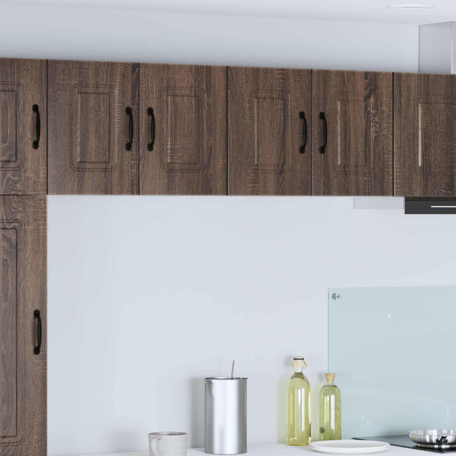 vidaXL Vaatwasserpaneel Kalmar 2 pcs Bruin Eiken 60 x 31 x 40 cm vidaXL Vaatwasserpaneel Kalmar 2 pcs Bruin Eiken 60 x 31 x 40 cm afbeelding 1