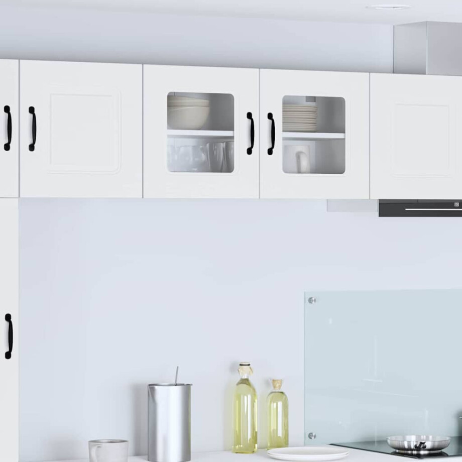 vidaXL Vaatwasserpaneel Kalmar Wit 80 x 31 x 40 cm Bewerkt hout vidaXL Vaatwasserpaneel Kalmar Wit 80 x 31 x 40 cm Bewerkt hout afbeelding 1