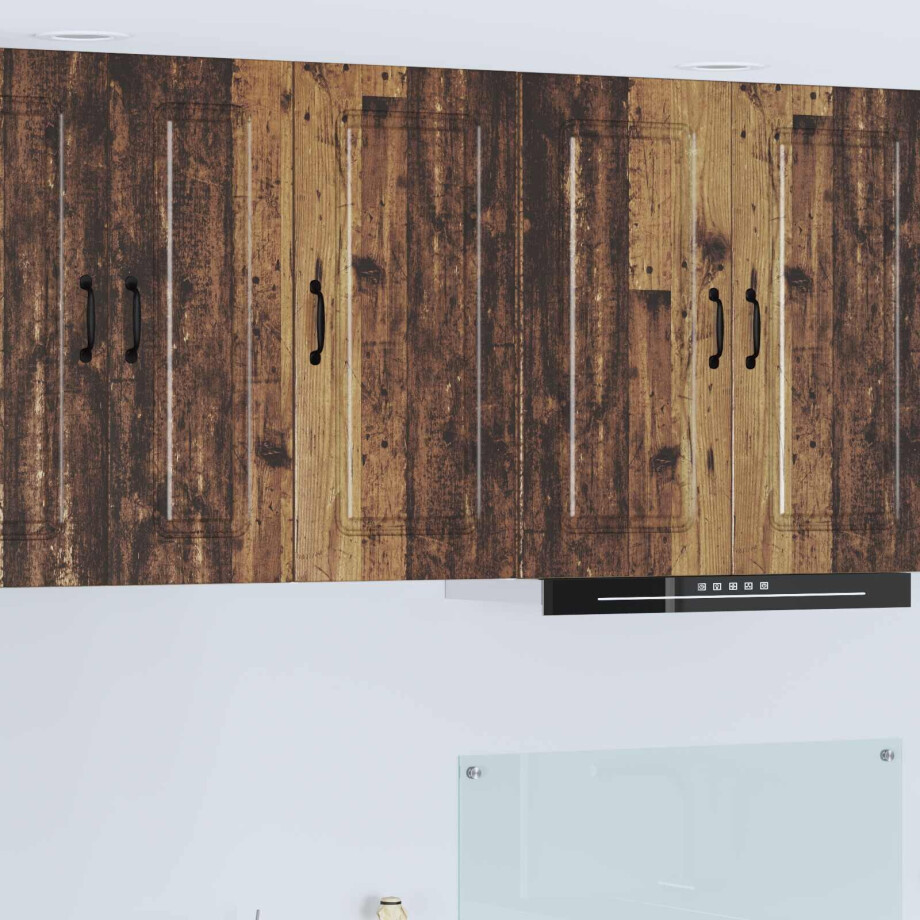 vidaXL Vaatwasserpaneel Kalmar Oudhout 40 x 31 x 80 cm Bewerkt hout afbeelding 1