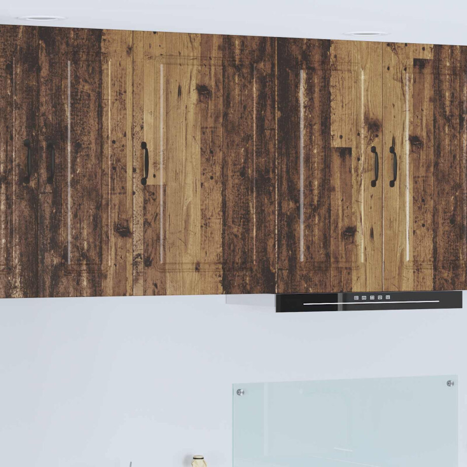 vidaXL Vaatwasserpaneel Kalmar Oudhout 50 x 31 x 80 cm Bewerkt hout afbeelding 1