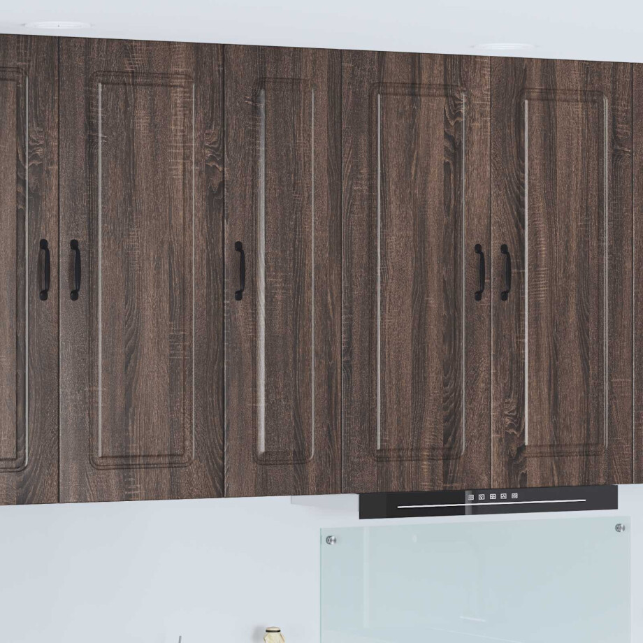 vidaXL Vaatwasserpaneel Kalmar Bruin Eiken 30 x 31 x 100 cm afbeelding 1