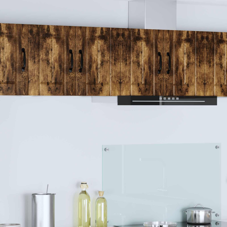 vidaXL Wandkast LUCCA Gerookt eiken 30 x 31 x 40 cm Bewerkt hout vidaXL Wandkast LUCCA Gerookt eiken 30 x 31 x 40 cm Bewerkt hout afbeelding 1