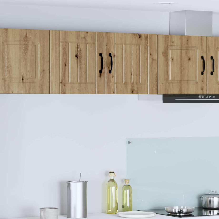 vidaXL Wandkast LUCCA Artisanaal eiken 40 x 31 x 40 cm Bewerkt hout vidaXL Wandkast LUCCA Artisanaal eiken 40 x 31 x 40 cm Bewerkt hout afbeelding 1