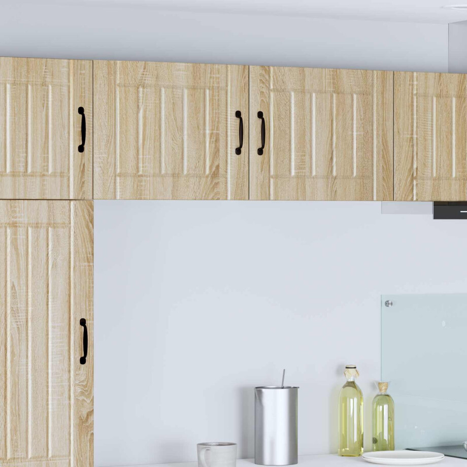 vidaXL Wandkast LUCCA 2 pcs Sonoma Eiken 50 x 31 x 40 cm Bewerkt hout vidaXL Wandkast LUCCA 2 pcs Sonoma Eiken 50 x 31 x 40 cm Bewerkt hout afbeelding 1