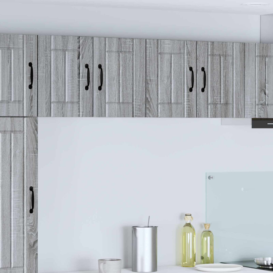 vidaXL Wandkast LUCCA Grijs sonoma 60 x 31 x 40 cm Bewerkt hout vidaXL Wandkast LUCCA Grijs sonoma 60 x 31 x 40 cm Bewerkt hout afbeelding 1