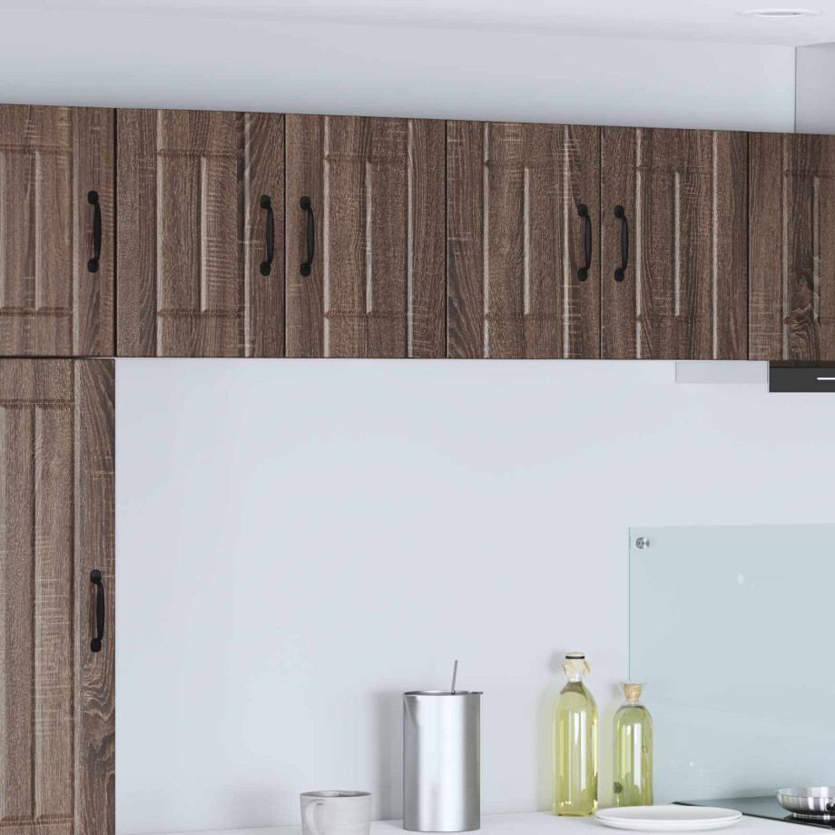 vidaXL Wandkast LUCCA Bruin eiken 60 x 31 x 40 cm Bewerkt hout vidaXL Wandkast LUCCA Bruin eiken 60 x 31 x 40 cm Bewerkt hout afbeelding 1