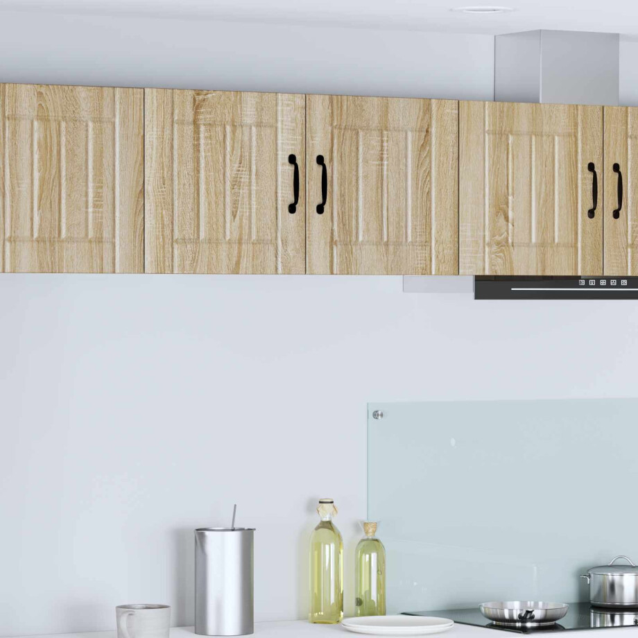 vidaXL Wandkast LUCCA Sonoma Eiken 80 x 31 x 40 cm Bewerkt hout vidaXL Wandkast LUCCA Sonoma Eiken 80 x 31 x 40 cm Bewerkt hout afbeelding 1