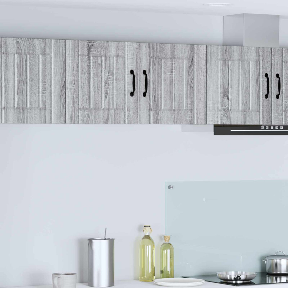 vidaXL Keukenkast Grijs Sonoma 80 x 31 x 40 cm Bewerkt hout afbeelding 1