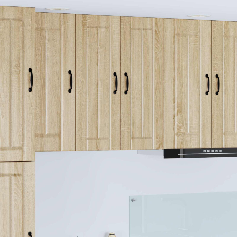 vidaXL Wandkast LUCCA Sonoma Eiken 30 x 31 x 80 cm Bewerkt hout vidaXL Wandkast LUCCA Sonoma Eiken 30 x 31 x 80 cm Bewerkt hout afbeelding 1