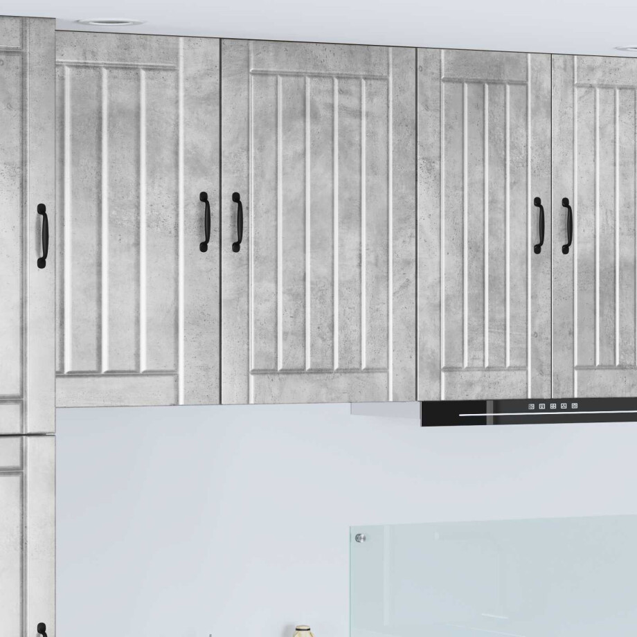 vidaXL Wandkast LUCCA Betongrijs 50 x 31 x 80 cm Bewerkt hout vidaXL Wandkast LUCCA Betongrijs 50 x 31 x 80 cm Bewerkt hout afbeelding 1