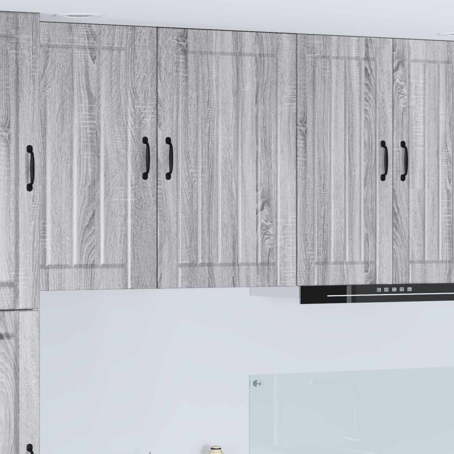 vidaXL Keukenkast Grijs Sonoma 50 x 31 x 80 cm Bewerkt hout afbeelding 1