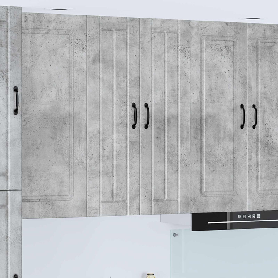 vidaXL Wandkast LUCCA Betongrijs 60 x 31 x 100 cm Bewerkt hout vidaXL Wandkast LUCCA Betongrijs 60 x 31 x 100 cm Bewerkt hout afbeelding 1