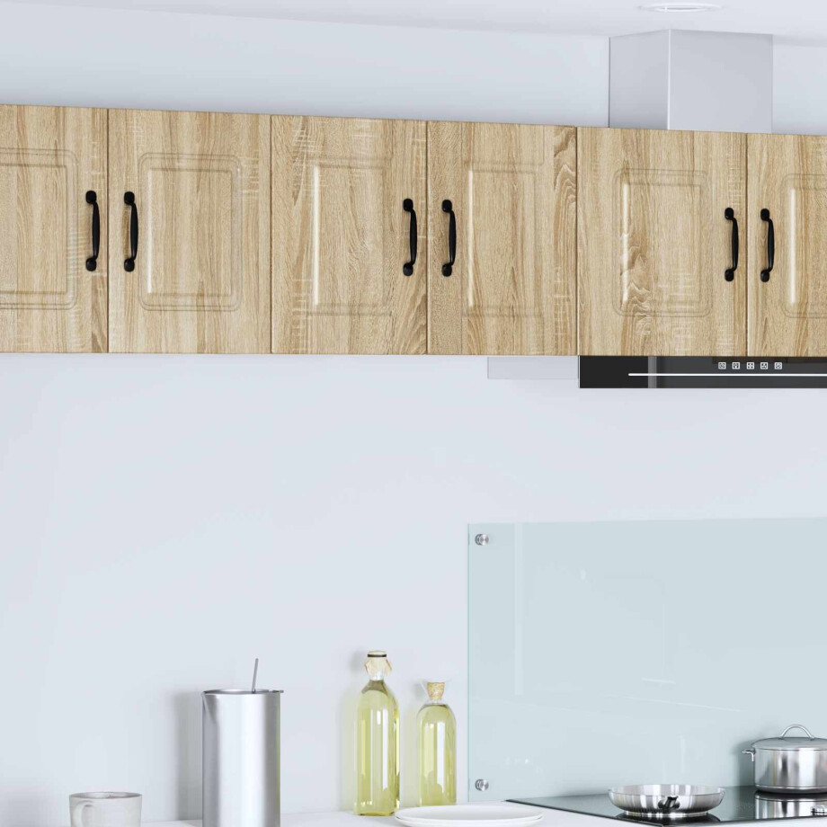 vidaXL Wandkast PORTO 2 pcs Sonoma Eiken 30 x 31 x 40 cm Bewerkt hout afbeelding 1