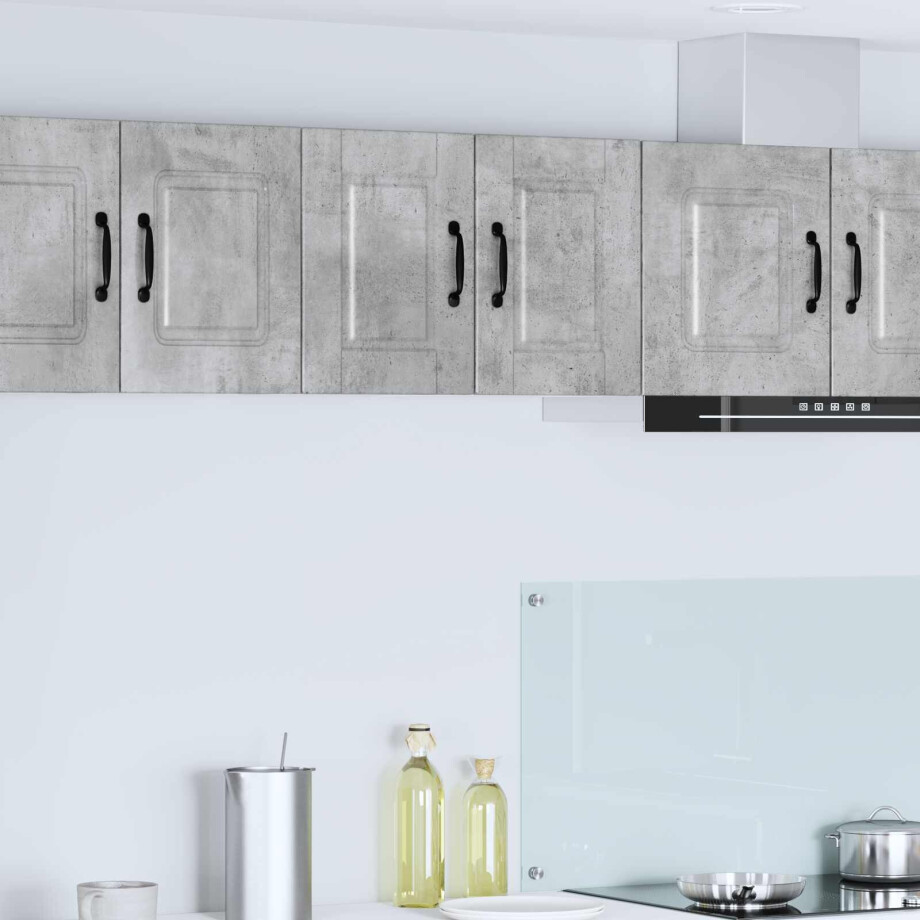 vidaXL Wandkast PORTO 2 pcs Beton Grijs 30 x 31 x 40 cm Bewerkt hout vidaXL Wandkast PORTO 2 pcs Beton Grijs 30 x 31 x 40 cm Bewerkt hout afbeelding 1