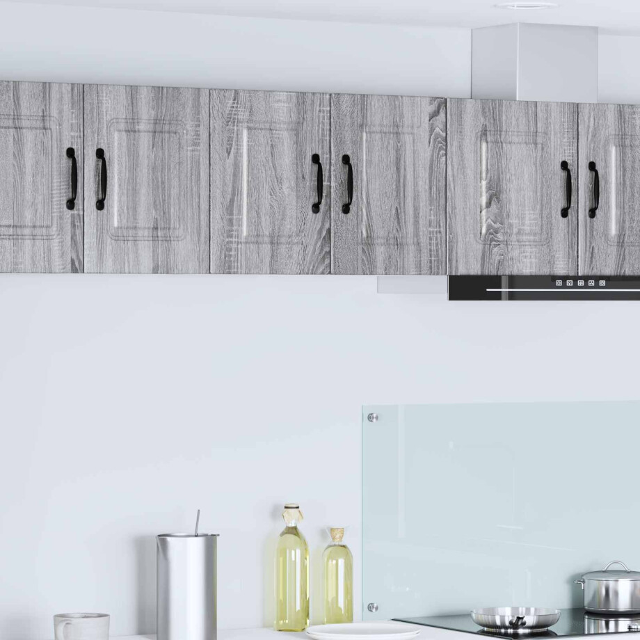 vidaXL Keukenkast met plank Grijs Sonoma 30 x 31 x 40 cm Bewerkt hout afbeelding 1