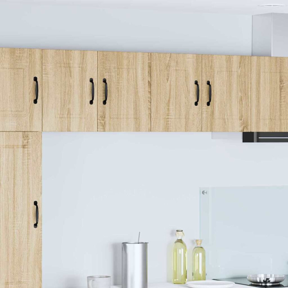 vidaXL Vaatwasserpaneel met plank 2 pcs Sonoma Eiken 60 x 31 x 40 cm vidaXL Vaatwasserpaneel met plank 2 pcs Sonoma Eiken 60 x 31 x 40 cm afbeelding 1