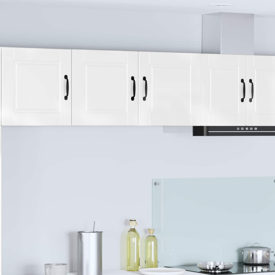 vidaXL Keukenkast met plank Hoogglans wit 80 x 31 x 40 cm Bewerkt hout vidaXL Keukenkast met plank Hoogglans wit 80 x 31 x 40 cm Bewerkt hout afbeelding 1