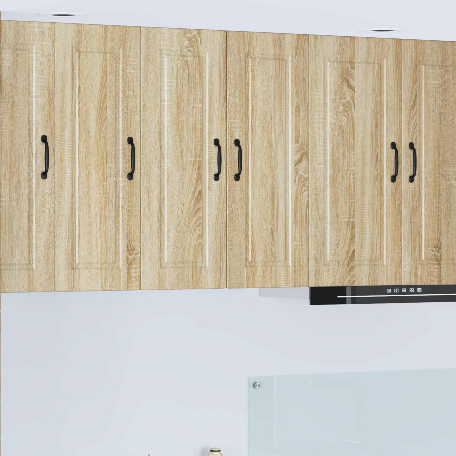 vidaXL Wandkast PORTO Sonoma Eiken 30 x 31 x 80 cm Bewerkt hout vidaXL Wandkast PORTO Sonoma Eiken 30 x 31 x 80 cm Bewerkt hout afbeelding 1
